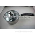 Stainless steel egg poacher with glass cover